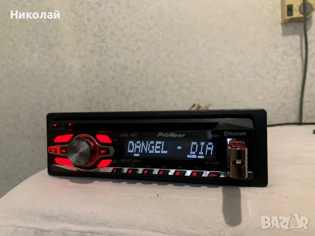 Авто Cd Pioneer Bluetooth, снимка 2 - Аксесоари и консумативи - 53466386