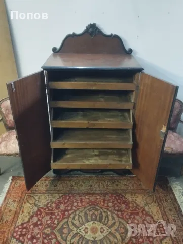 Виенски трикрилен гардероб, снимка 16 - Гардероби - 48541216