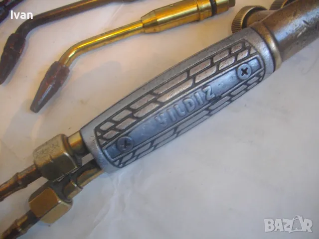 ПРОФЕСИОНАЛНА ОКСИЖЕННА АЦЕТИЛЕНОВА ГОРЕЛКА YLDIZ с 5 рамена и дюзи ОТЛИЧНА, снимка 15 - Други инструменти - 47938946