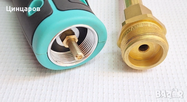 Горелка с набор 3бр, човки/рамена, бутилка 1кг. пропан-бутан, маркуч , снимка 2 - Други машини и части - 53717247