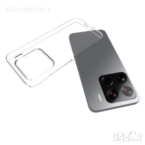 Силиконов кейс MBX, За Xiaomi 15, Прозрачен, снимка 2 - Калъфи, кейсове - 50359716