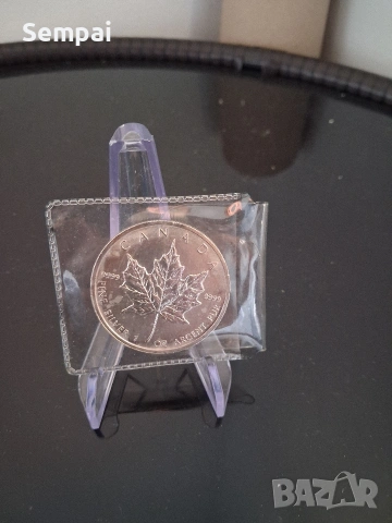 Сребърна инвестиционна монета – 1 oz Canadian Maple Leaf