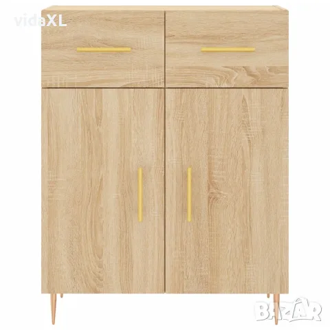 vidaXL Висок шкаф, дъб сонома, 69,5x34x180 см, инженерно дърво, снимка 8 - Бюфети - 56146760