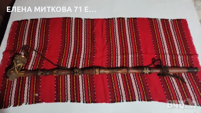 2 стари дървени лули ръчна изработка, снимка 2 - Антикварни и старинни предмети - 52795607