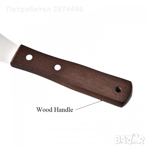 ПРОФЕСИОНАЛНА СЛАДКАРСКА ШПАТУЛА С ПРАВА РАБОТНА ПОВЪРХНОСТ - код 3245, снимка 6 - Прибори за хранене, готвене и сервиране - 34510585