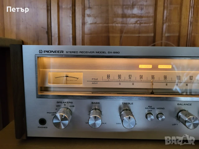 PIONEER SX-550, снимка 2 - Ресийвъри, усилватели, смесителни пултове - 51166318