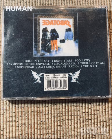Black Sabbath, снимка 4 - CD дискове - 41538583