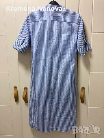 RALPH LAUREN Wilda striped shirt dress, размер 4 (S/M), снимка 11 - Рокли - 51114374