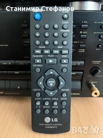 LG DVD Remote Control, снимка 1