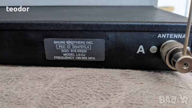 SHURE BETA58 USA 189.00Mhz, снимка 3 - Микрофони - 51444839