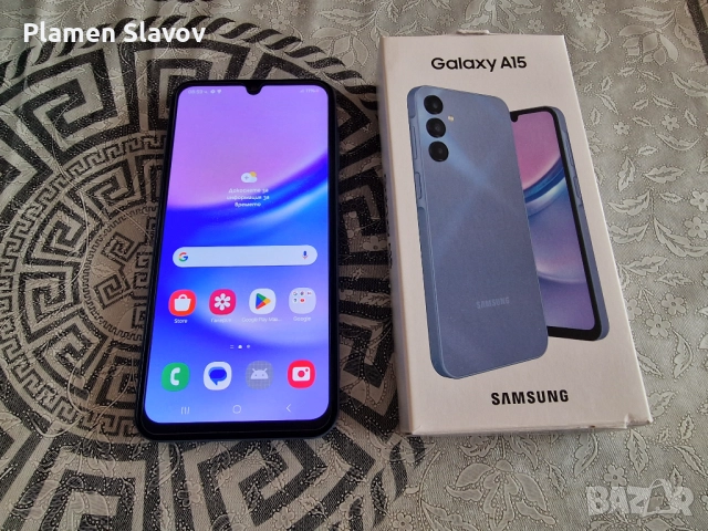 Samsung A15 Blue 128GB Като нов