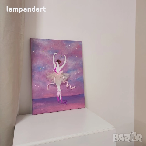 Картина Балерина за детска стая, снимка 2 - Други - 39412443