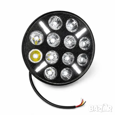Кръгъл LED халоген 100 W с 12 диода