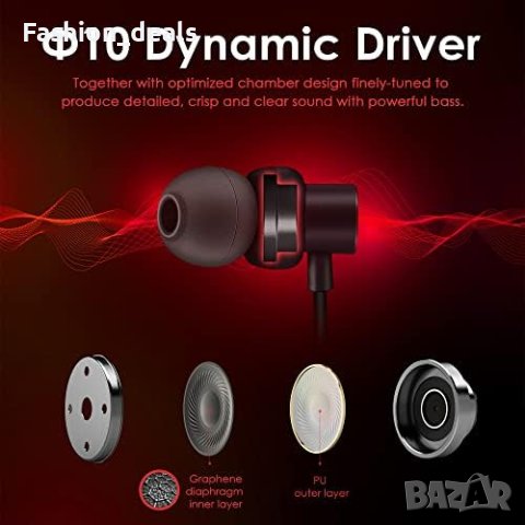 Нови кабелни USB Type C слушалки за уши с микрофон Мъже Жени Подарък, снимка 6 - Слушалки и портативни колонки - 41922088