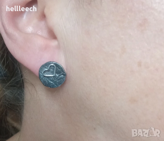 Сребърни обеци, снимка 5 - Обеци - 52772215