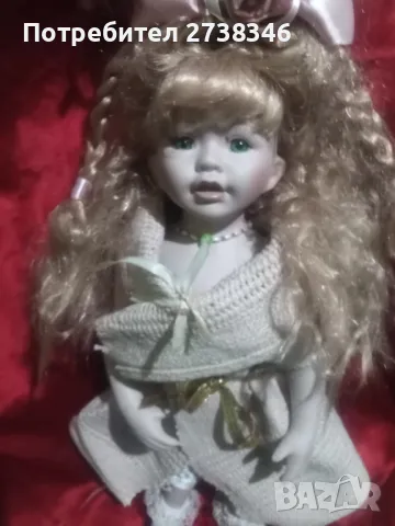 Старинна порцеланова кукла със стойка , снимка 10 - Кукли - 49335234