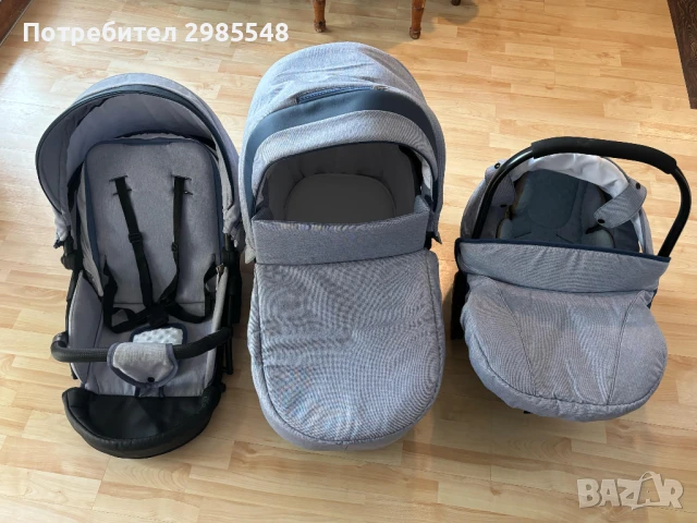 Комбинирана детска бебешка количка