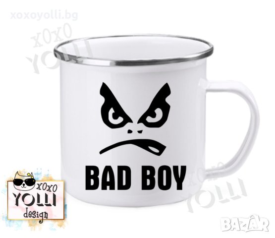 Канче с щампа Bad boy, снимка 1 - Подаръци за мъже - 42081110
