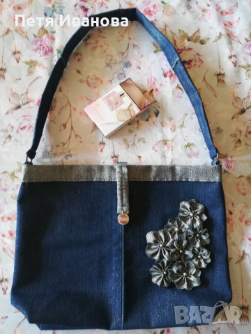Ръчно изработени дънкови бутикови чанти, снимка 18 - Чанти - 30985336