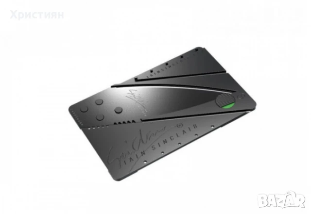 Сгъваем нож с формата на визитка TV484, снимка 4 - Ножове - 47779364