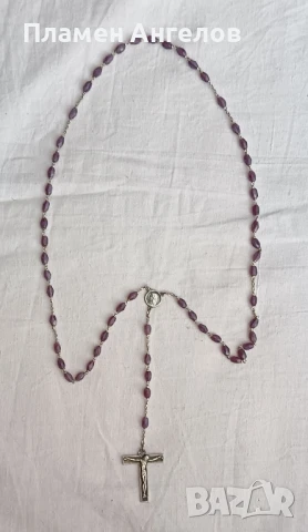 Винтидж френска броеница-колие