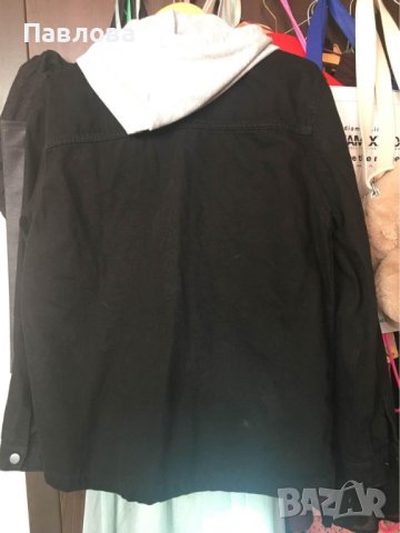 Ново дънково яке с качулка., снимка 4 - Якета - 42156197