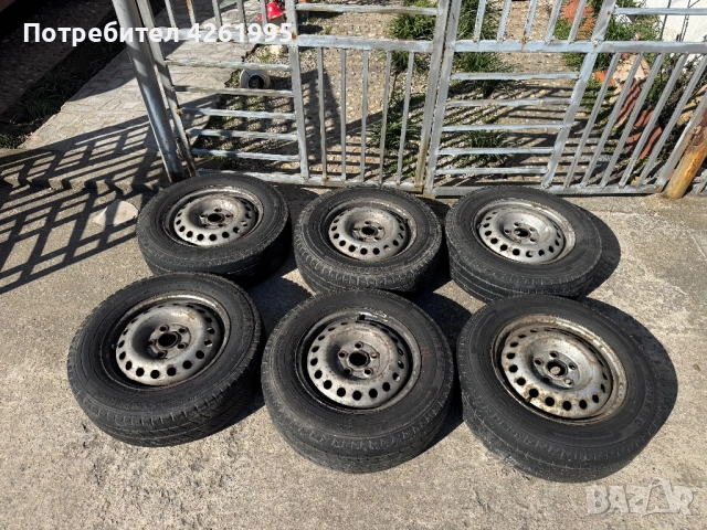 Джанти с гуми VW T4 гуми 15C, снимка 2 - Гуми и джанти - 53658499