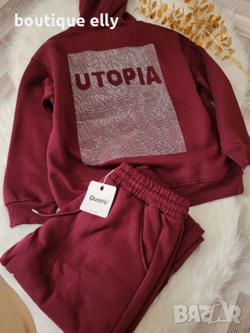 ватирана блуза с камъчета, снимка 4 - Блузи с дълъг ръкав и пуловери - 51476917