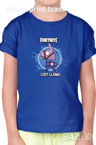 Детска тениска Фортнайт Fortnite Loot Lama Llama, снимка 8 - Детски тениски и потници - 48523323