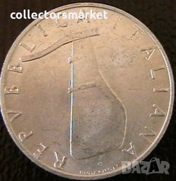 5 лири 1955, Италия, снимка 2 - Нумизматика и бонистика - 34638094