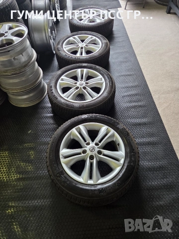 Джанти 17 цола Нисан + гуми М+S dot 22, снимка 3 - Гуми и джанти - 53322794