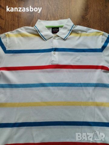 paul and shark - страхотна мъжка тениска КАТО НОВА ХЛ, снимка 5 - Тениски - 53757913