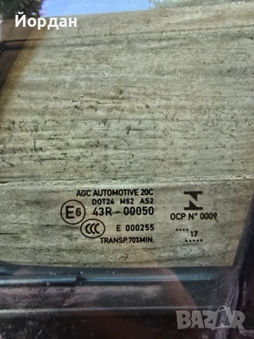 Оригинално тригълно стъкло от предна лява врата за Porsche Macan, снимка 3 - Части - 50452263