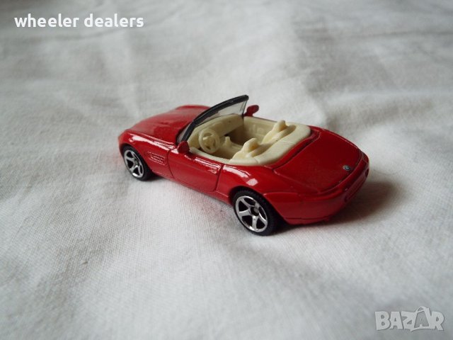 Метална количка Мачбокс Matchbox BMW Z8 RED, снимка 2 - Колекции - 39689044