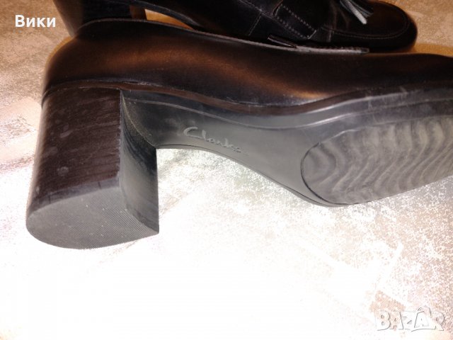 Дамски кожени обувки Clarks®, снимка 5 - Дамски елегантни обувки - 34617597