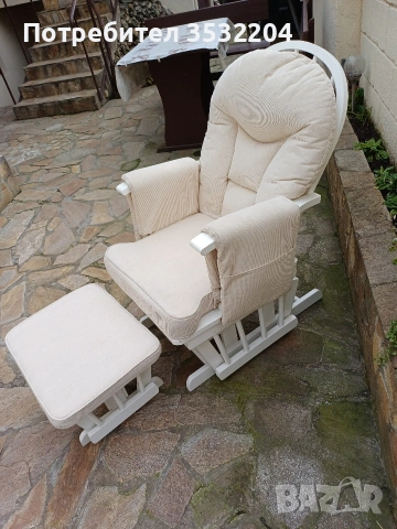 Люлеещ стол с табуретка, снимка 5 - Столове - 53691170