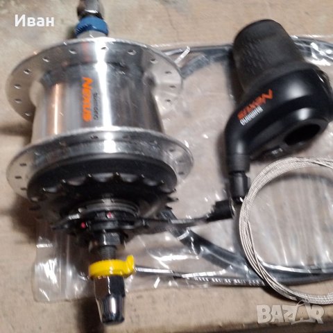 Нова задна главина- SHIMANO - NEXSUS ,с 8 вътрешни скорости , ., снимка 2 - Части за велосипеди - 41396775