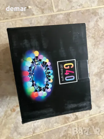 IRISECO 12,5м цветни външни крушки, Водоустойчиви Festoon светлини, 100LED+20 крушки, 12 режима USB, снимка 9 - Други - 47527308