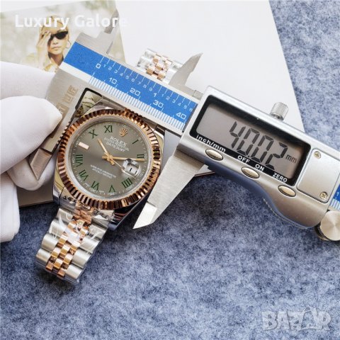 Мъжки часовник Rolex Datejust Two Tone Wimbledon с автоматичен механизъм, снимка 5 - Мъжки - 38809242