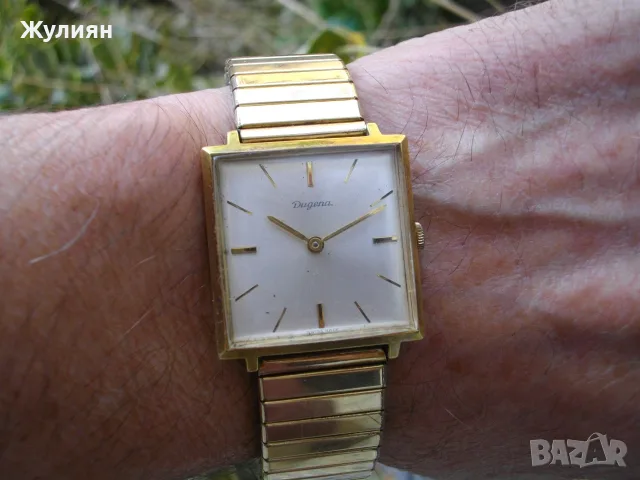 КОЛЕКЦИОНЕРСКИ ПОЗЛАТЕН ЧАСОВНИК DUGENA SWISS