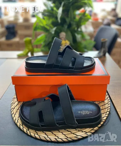Hermes 🤍 Дамски Чехли 36-41, снимка 6 - Чехли - 55782286