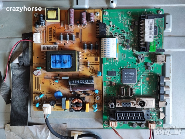 Телевизор JVC 32" LT-32V250 за части, снимка 4 - Телевизори - 51657974