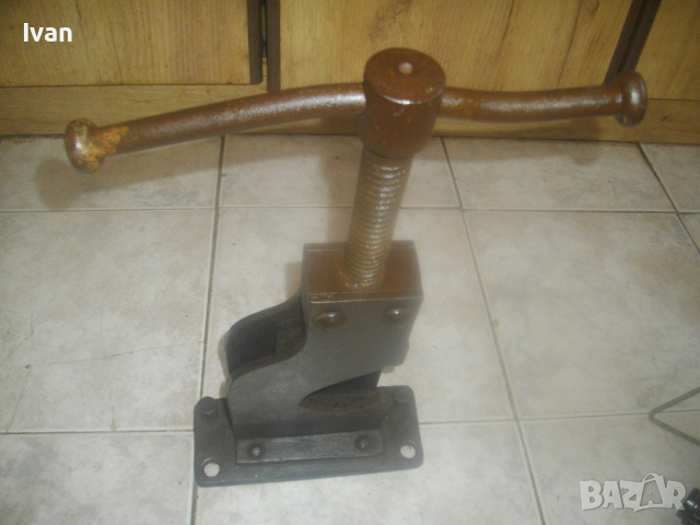 6,5 кг Заводско Тръбно Менгеме Старо Качество-Отлично-Захват 10-85мм-Немско-Масивно-Плътно Желязо, снимка 10 - Менгемета - 44682744