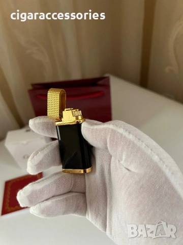 Луксозна запалка Cartier с кутия и сертификат, снимка 4 - Запалки - 53480650