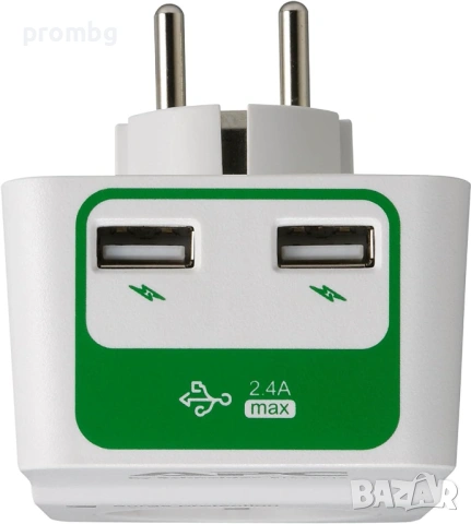 Предпазител, контакт от пренапрежение 2x USB, 2 модела, Германия, снимка 7 - Друга електроника - 27666603