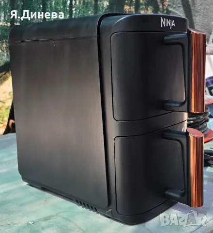 Ейр фраер Ninja 9,5L златната серия, снимка 4 - Уреди за готвене на пара - 56106800
