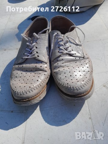 Естествена кожа дамски обувки , снимка 1 - Дамски ежедневни обувки - 40574673