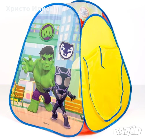 Детска палатка pop up Спайди Спадърмен Spidey с чанта за съхранение, снимка 3 - Други - 51020230