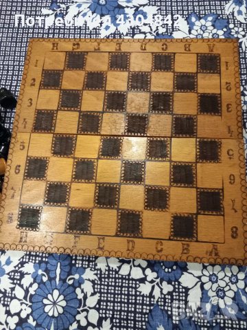 Шах с дървени фигури , снимка 2 - Шах и табла - 49349449