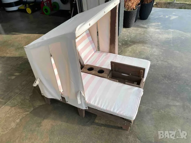 Детски летен шезлонг в добро състояние , снимка 9 - Градински мебели, декорация  - 50198760